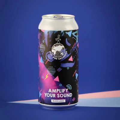 Lost &amp; Grounded Amplify Your Sound Black Lager