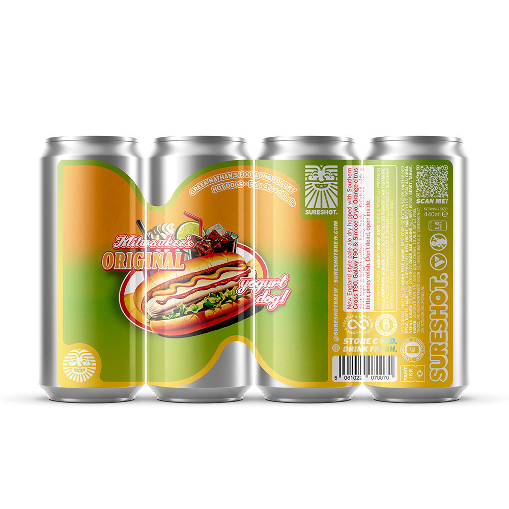 Sureshot Greek Nathan&#39;s Footlong Yogurt Hot Dogs Pale Ale