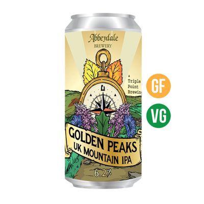 Abbeydale x Triple Point Golden Peaks UK Mountain IPA