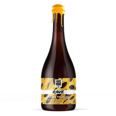 Hive Mind x Rave Second Breakfast Coffee Honey Oatmeal Stout