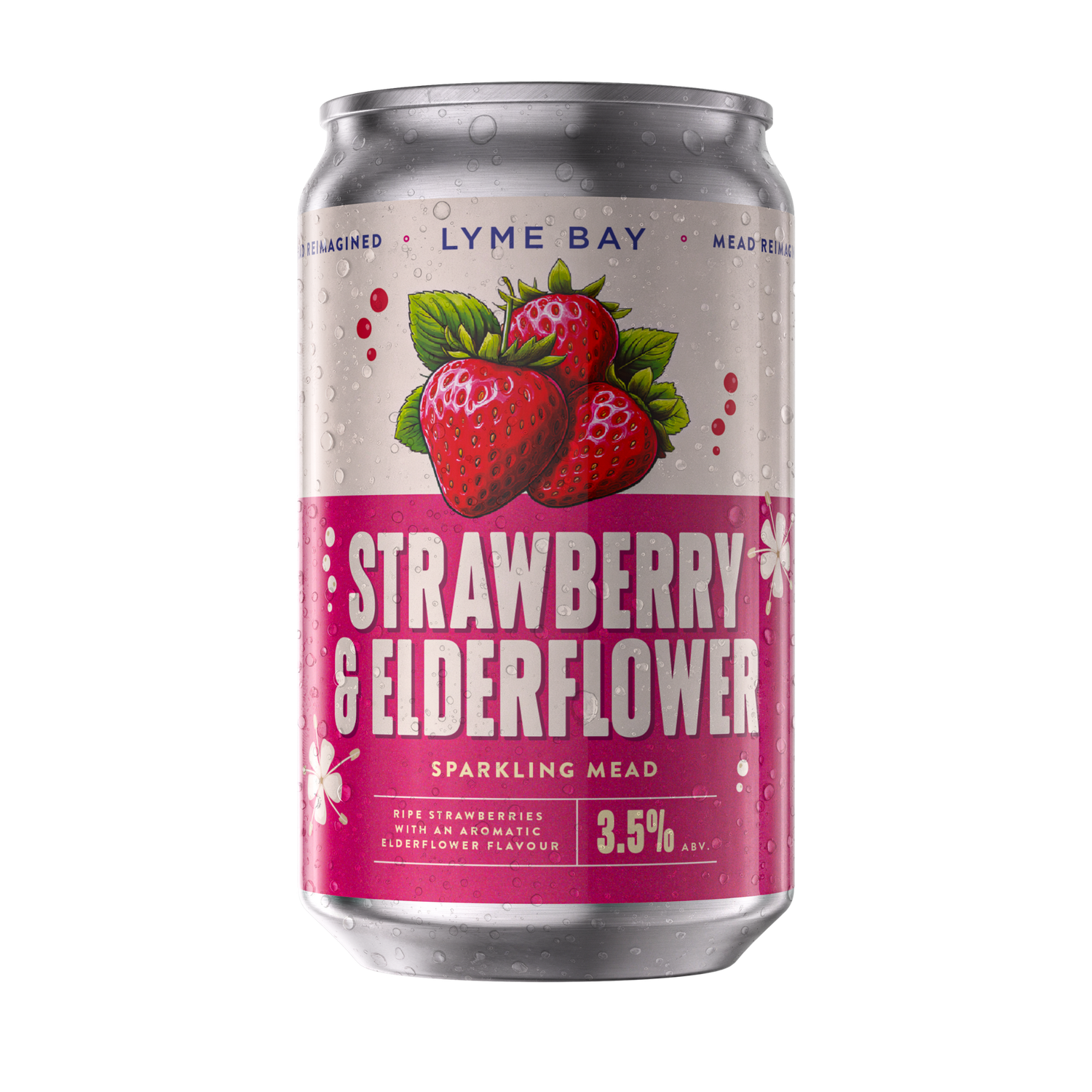 Lyme Bay Strawberry Elderflower Sparkling Mead