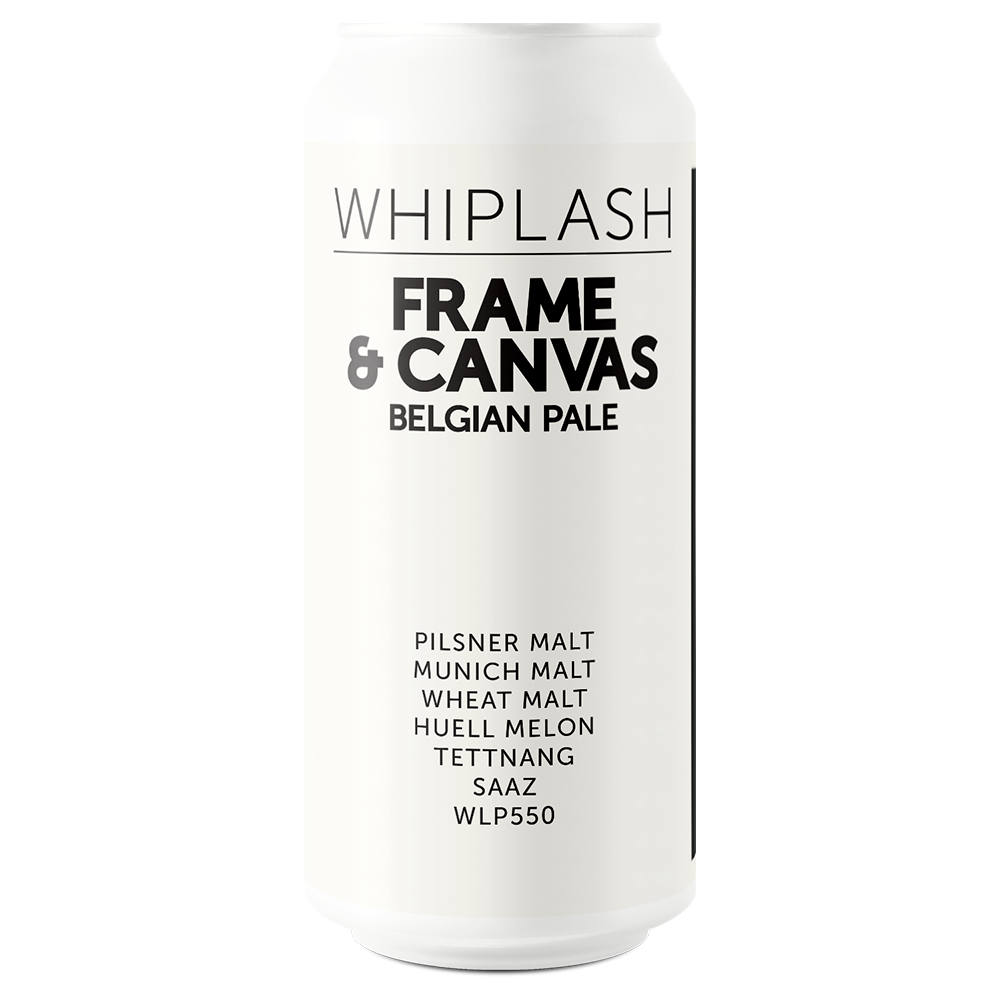 Whiplash Frame & Canvas Belgian Pale Ale Whiplash Frame & Canvas Belgian Pale Ale