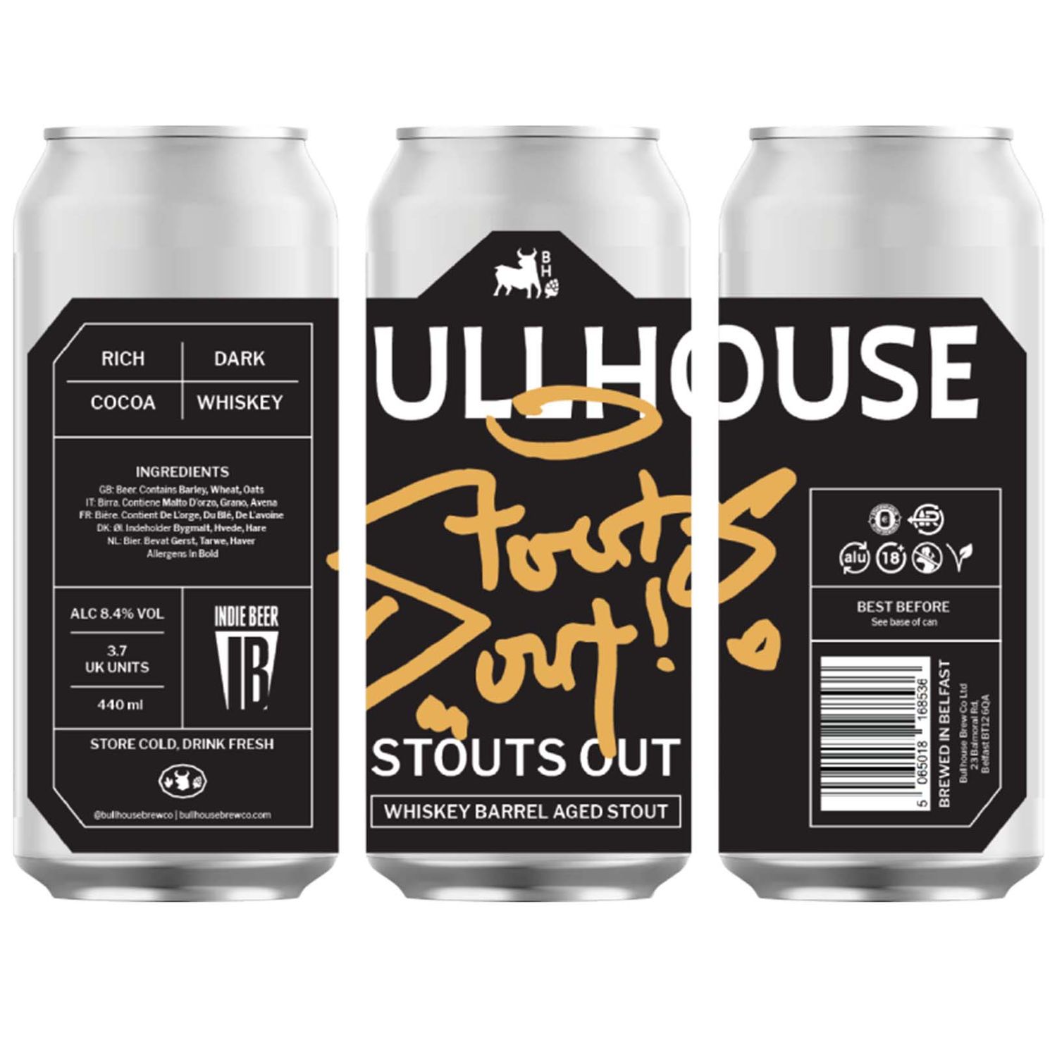Bullhouse Stouts Out BA Imperial Stout Bullhouse Stouts Out BA Imperial Stout