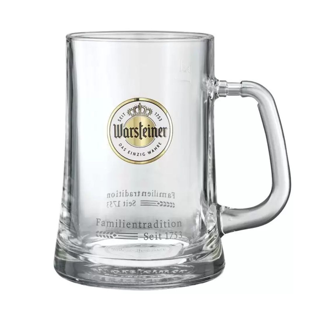 Warsteiner Mug Style PINT Glass Warsteiner Mug Style PINT Glass