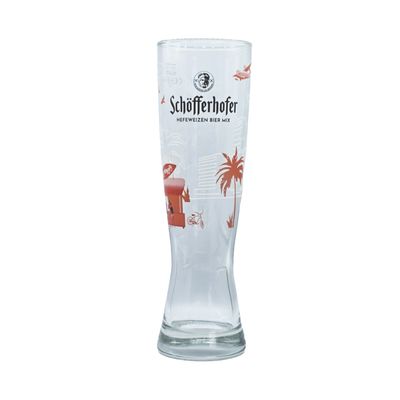 Schofferhofer Hefeweizen HAPPY Pint Glass Schofferhofer Hefeweizen HAPPY Pint Glass