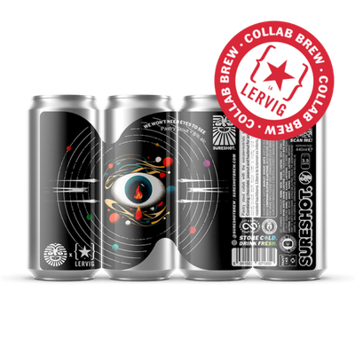 Sureshot x Lervig We Won&#39;t Need Eyes To See Pastry Stout