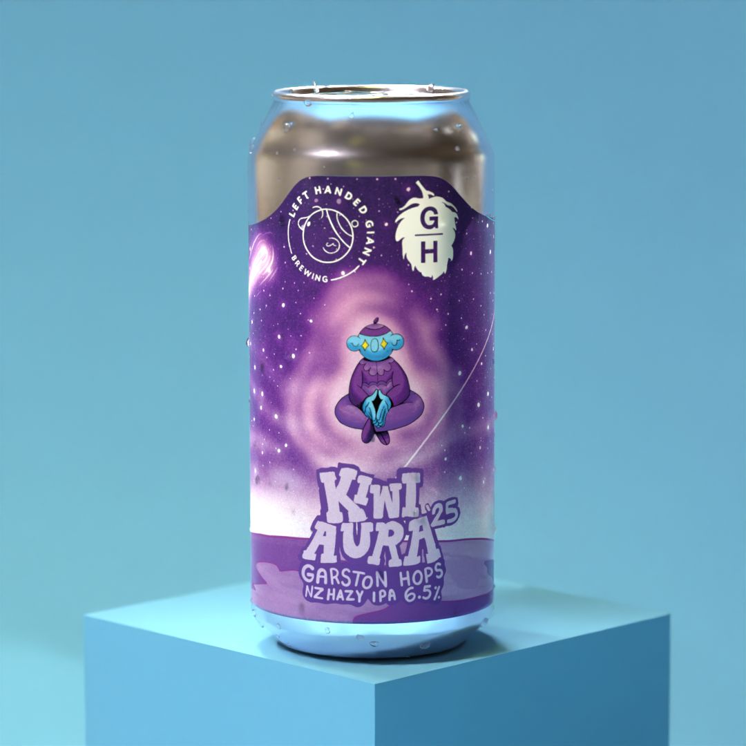 Left Handed Giant Kiwi Aura &#39;25 Garston Hops NZ Hazy IPA