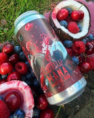 Azvex MANA Raspberry Blueberry Cherry &amp; Coconut Smoothie Sour