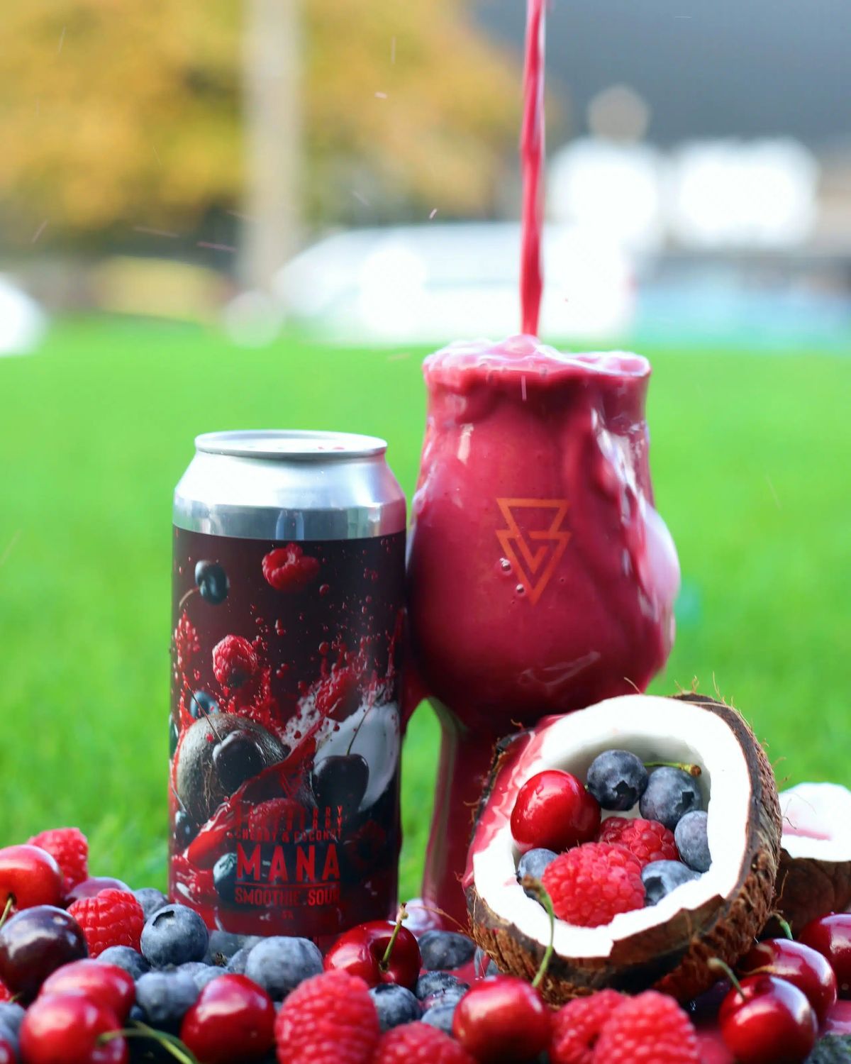Azvex MANA Raspberry Blueberry Cherry & Coconut Smoothie Sour