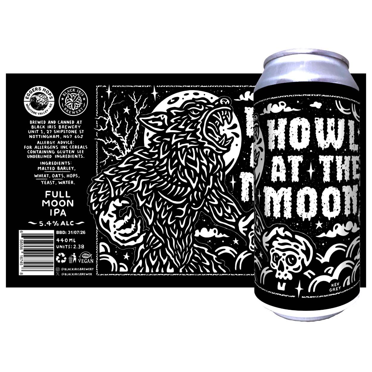 Black Iris Howl at The Moon IPA Black Iris Howl at The Moon IPA