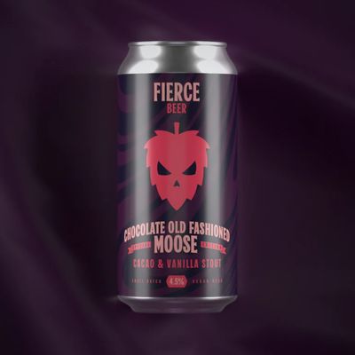 Fierce Chocolate Old Fashioned Moose Cacao & Vanilla Stout Fierce Chocolate Old Fashioned Moose Cacao & Vanilla Stout
