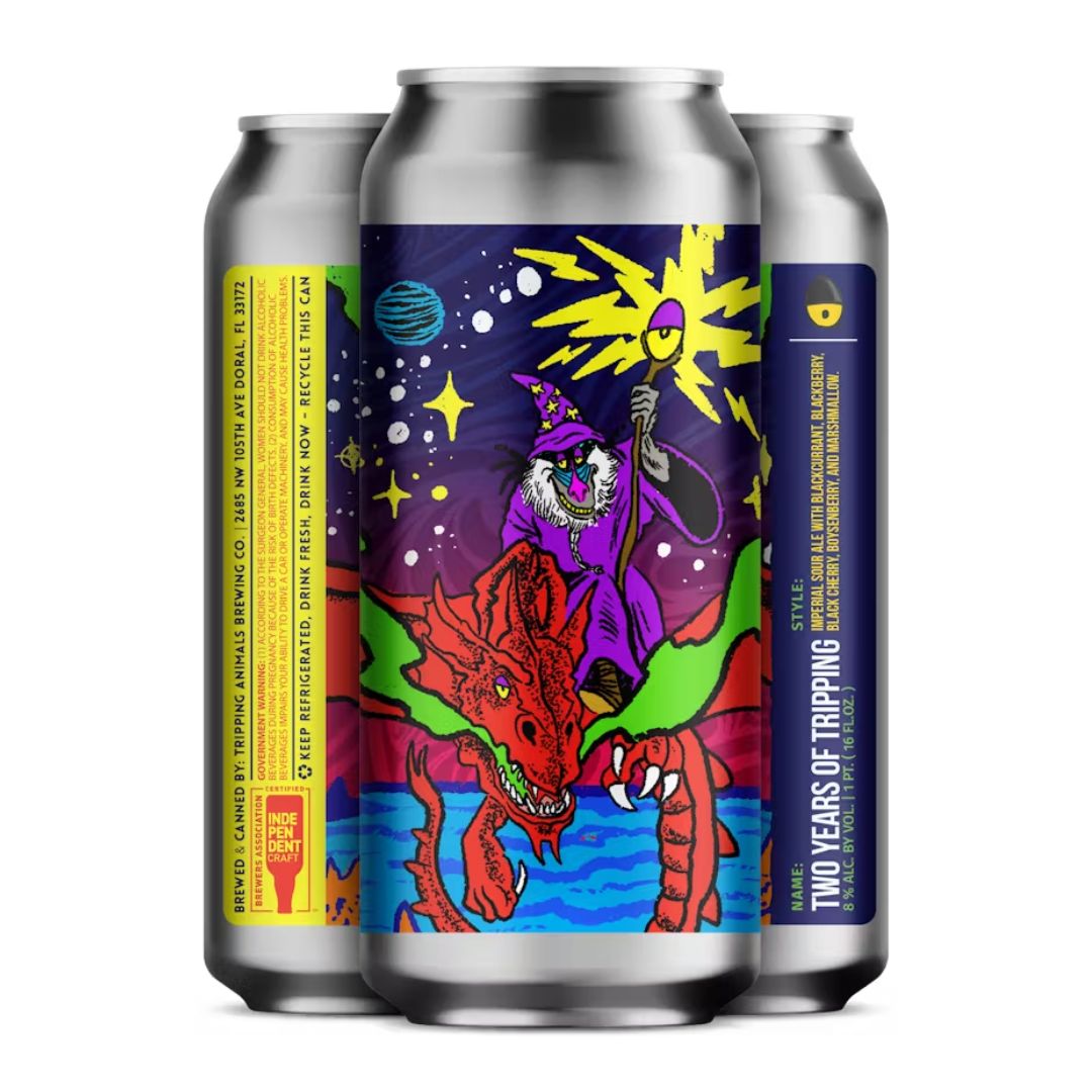 Tripping Animals Two Years of Tripping Fruited Berliner Weisse Tripping Animals Two Years of Tripping Fruited Berliner Weisse