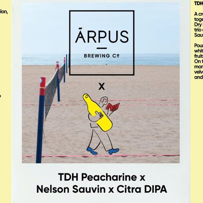 Arpus x Beak TDH Peacharine x Nelson Sauvin x Citra DIPA