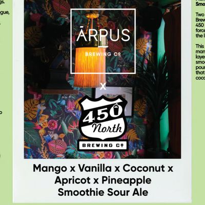Arpus x 450 North Mango x Vanilla x Coconut x Apricot x Pineapple Sour