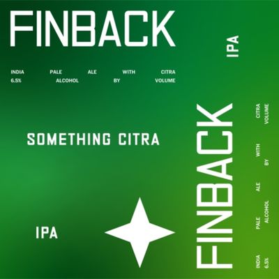 Finback Something Citra IPA Finback Something Citra IPA
