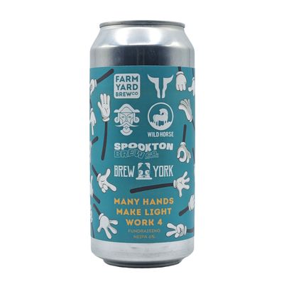 Farm Yard Many Hands Make Light Work 4 NE IPA Farm Yard Many Hands Make Light Work 4 NE IPA