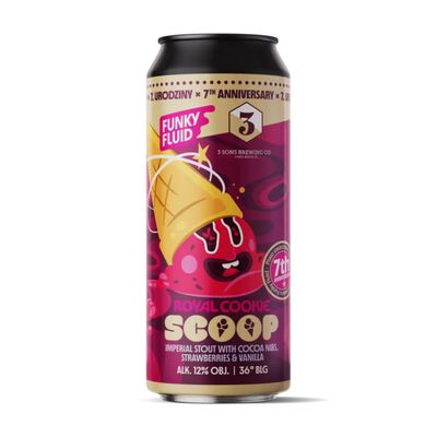 Funky Fluid x 3 Sons Royal Cookie SCOOP Imperial Stout Funky Fluid x 3 Sons Royal Cookie SCOOP Imperial Stout