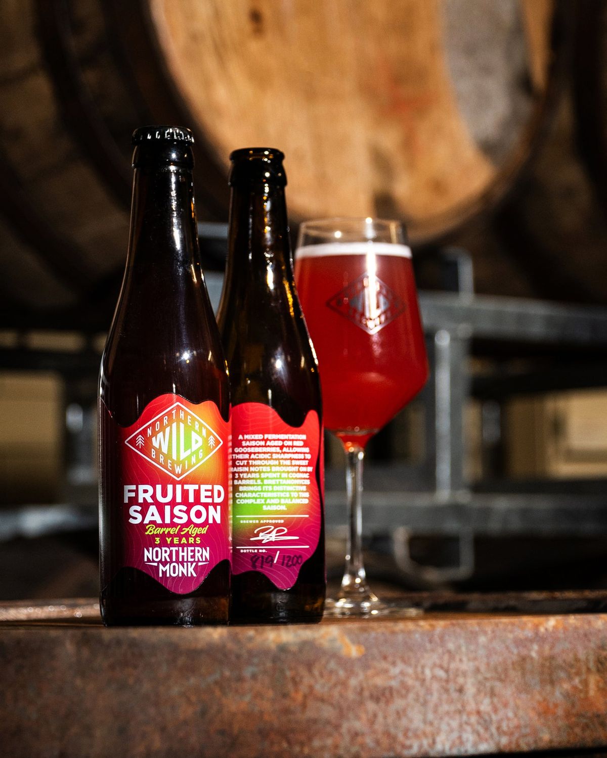 Northern Monk Northern Wild 007 BA Fruited Saison Northern Monk Northern Wild 007 BA Fruited Saison