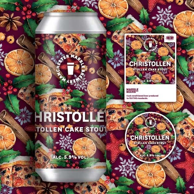 Marble Christollen Stollen Cake Stout Marble Christollen Stollen Cake Stout