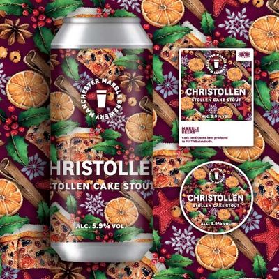 Marble Christollen Stollen Cake Stout Marble Christollen Stollen Cake Stout