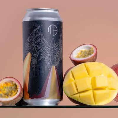 Mortalis Hydra Passion Fruit Mango & Peach Smoothie Sour Mortalis Hydra Passion Fruit Mango & Peach Smoothie Sour