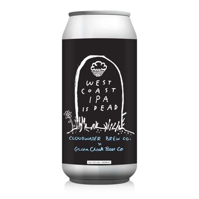Cloudwater x Green Cheek West Coast IPA is Dead WC IPA