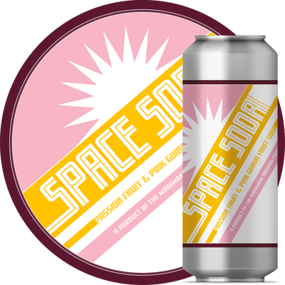 Makemake Space Soda Pink Guava &amp; Passion Fruit Sour