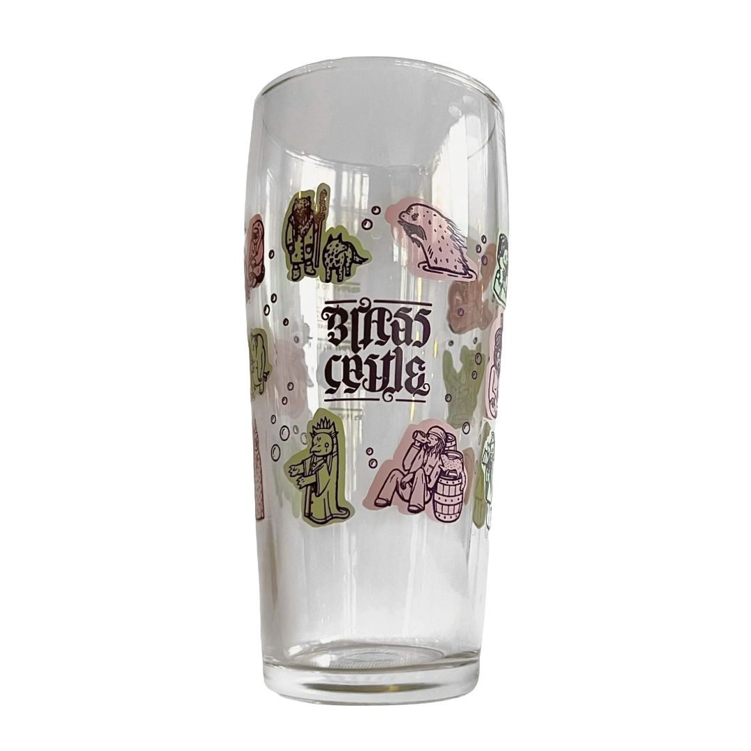 Brass Castle Pint Glass