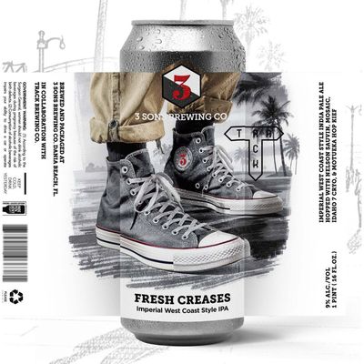 3 Sons x Track Fresh Creases Imperial West Coast IPA