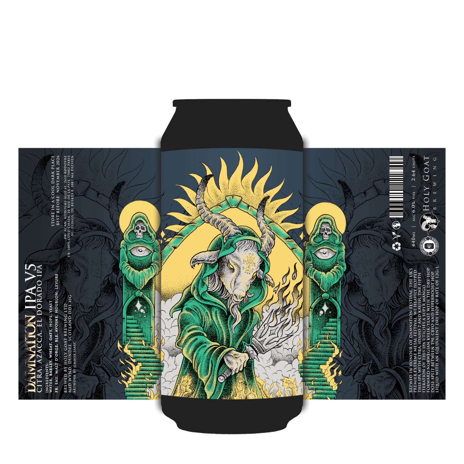 Holy Goat Damnation IPA V5 IPA