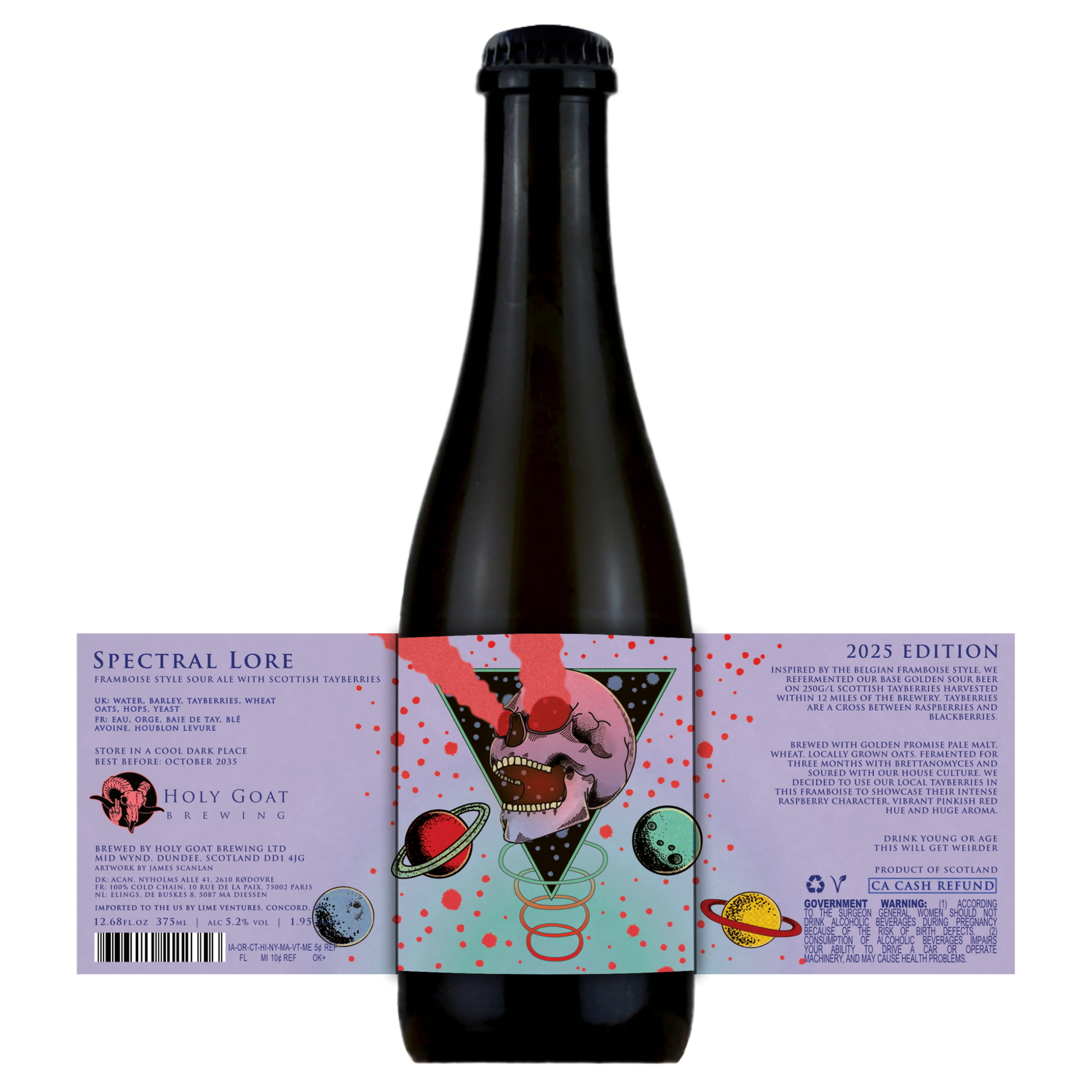 Holy Goat Spectral Lore 2025 Framboise Inspired Wild Ale Holy Goat Spectral Lore 2025 Framboise Inspired Wild Ale