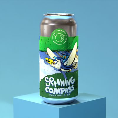 Left Handed Giant Spinning Compass Hazy IPA Left Handed Giant Spinning Compass Hazy IPA