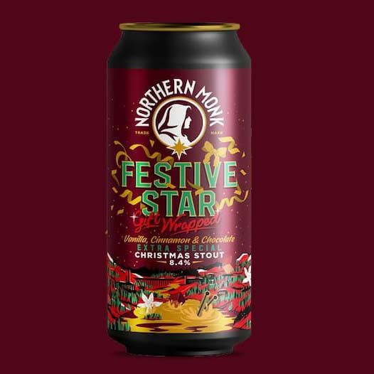 Northern Monk Festive Star Gift Wrapped Extra Special Stout Northern Monk Festive Star Gift Wrapped Extra Special Stout