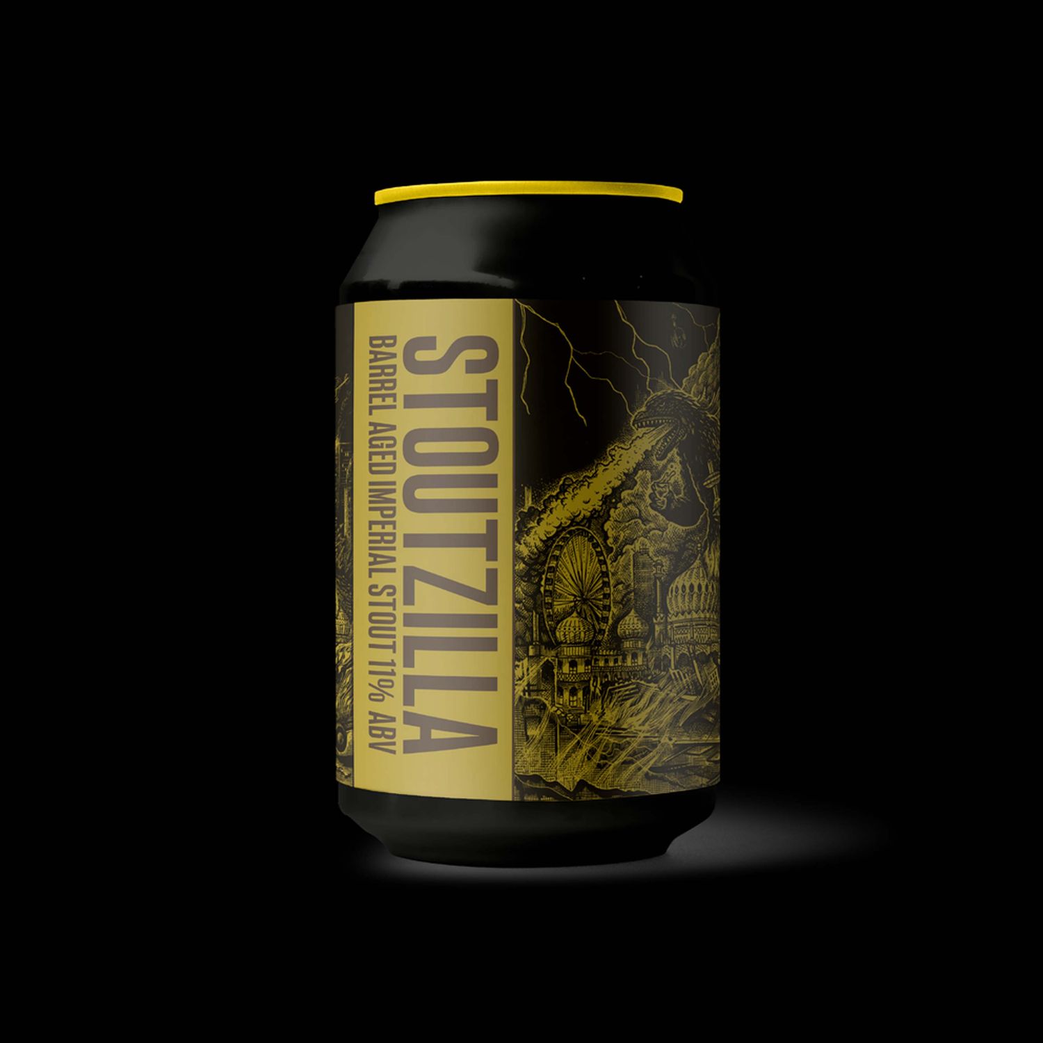 UnBarred BOURBON BARREL Aged Stoutzilla Imperial Stout