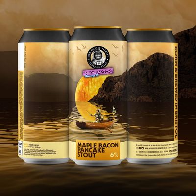 New Bristol x Neon Raptor Maple Bacon Pancake Stout