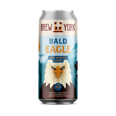 Brew York Bald Eagle Low Alcohol Lager