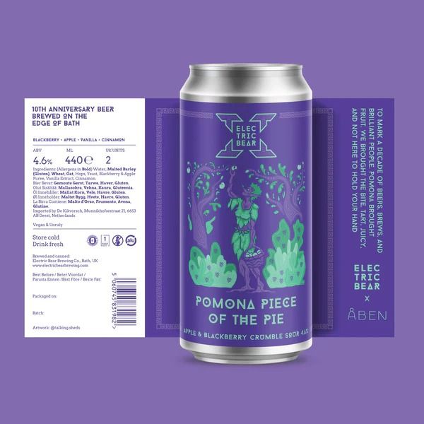 Electric Bear x Aben Pomona Piece Of The Pie Sour Electric Bear x Aben Pomona Piece Of The Pie Sour