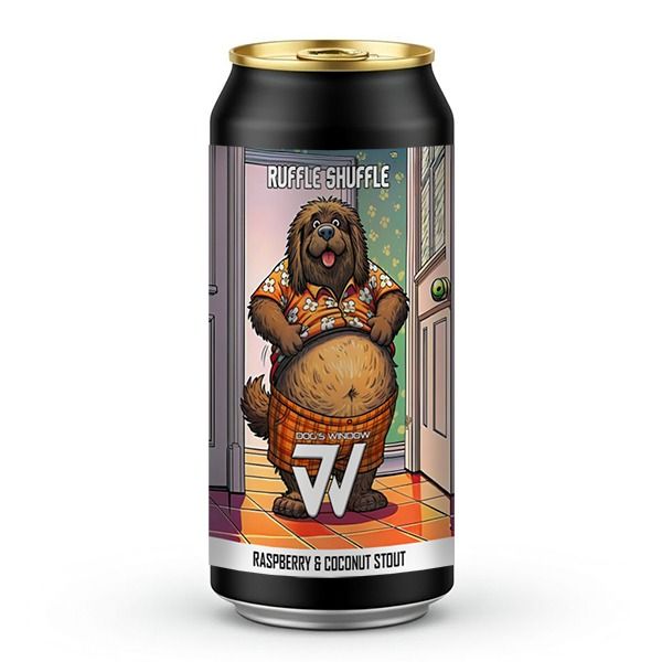 Dog&#39;s Window Ruffle Shuffle Raspberry Ruffle Stout