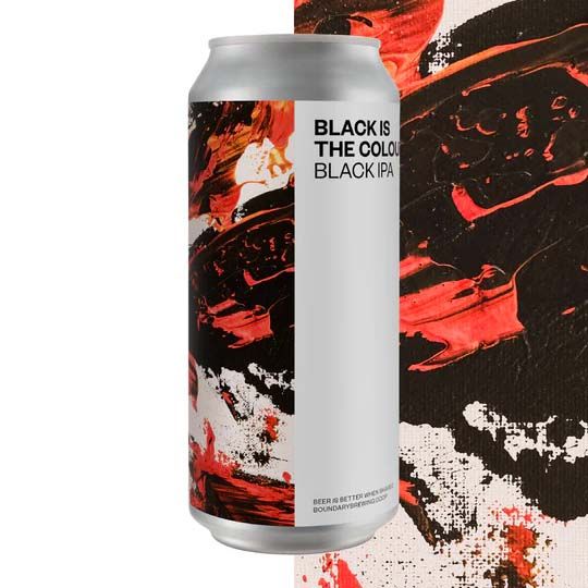 Boundary Black Is The Colour Black IPA Boundary Black Is The Colour Black IPA