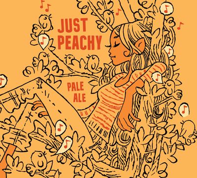 Burning Sky Just Peachy Pale Ale Burning Sky Just Peachy Pale Ale