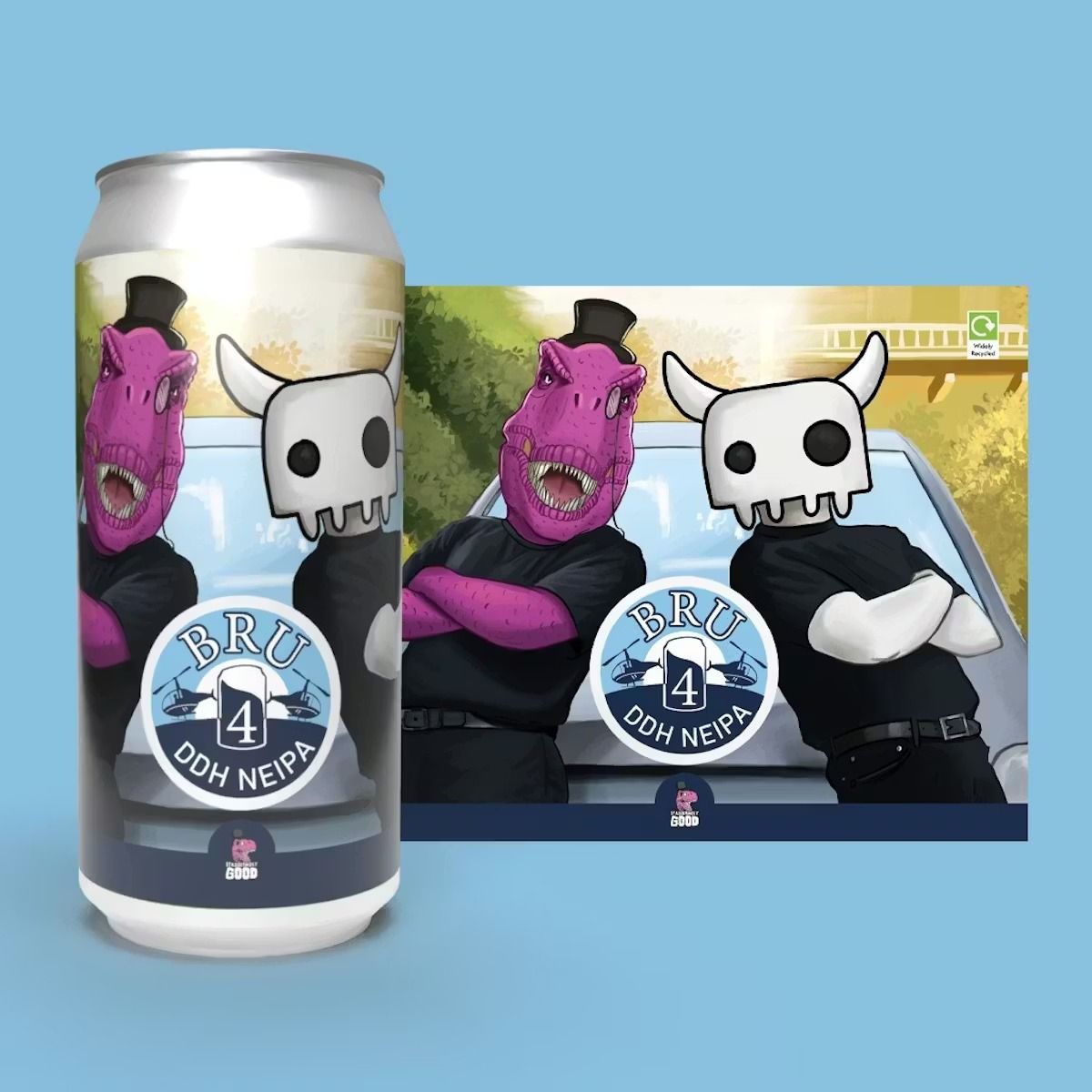 Staggeringly Good BRU 4 New England IPA Staggeringly Good BRU 4 New England IPA