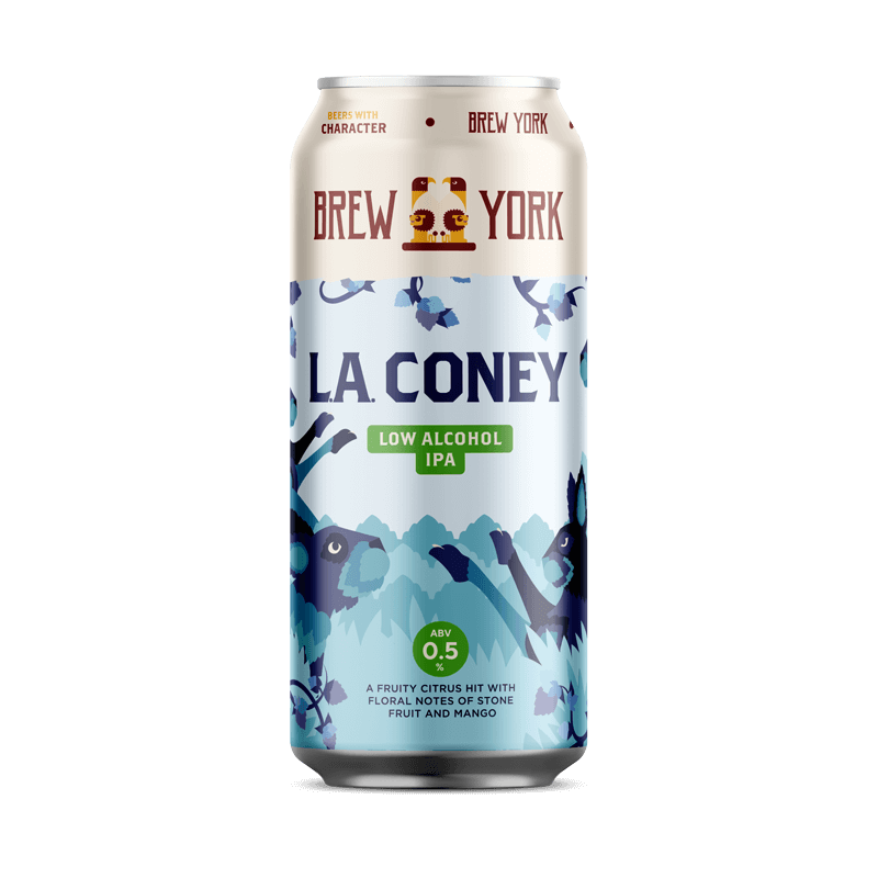 Brew York LA Coney Low Alcohol IPA Brew York LA Coney Low Alcohol IPA