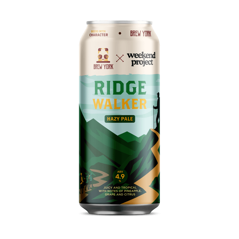 Brew York x Weekend Project Ridge Walker Hazy Pale Ale