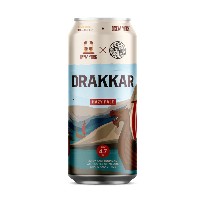 Brew York x Brew Toon Drakkar Hazy Pale Ale Brew York x Brew Toon Drakkar Hazy Pale Ale