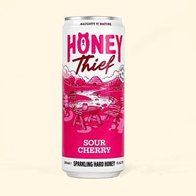 Honey Thief Sparkling Hard Honey: Sour Cherry CAN Honey Thief Sparkling Hard Honey: Sour Cherry CAN