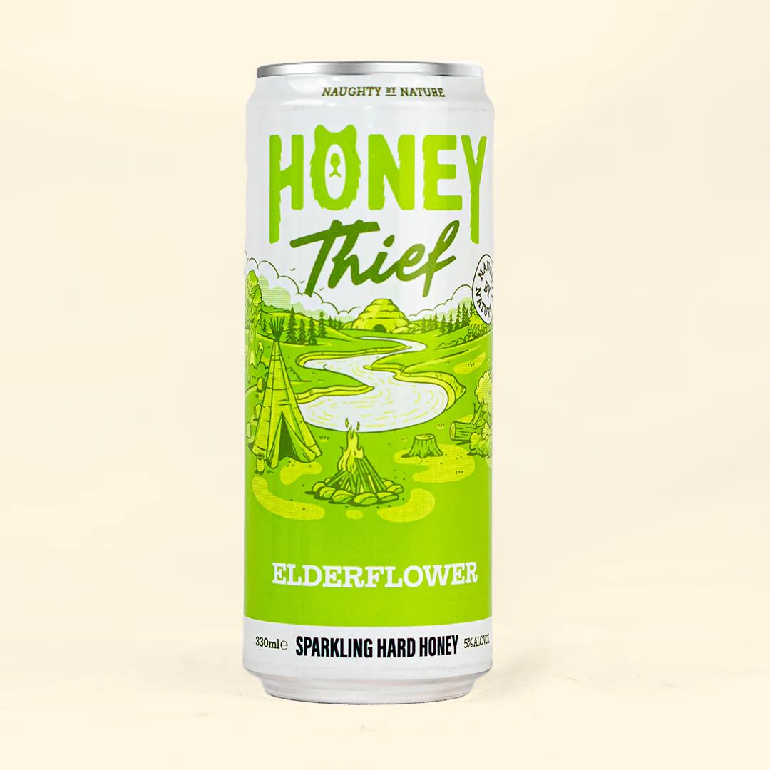 Honey Thief Sparkling Hard Honey: Elderflower CAN Honey Thief Sparkling Hard Honey: Elderflower CAN