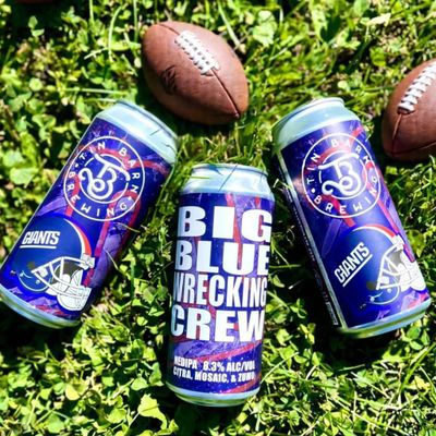 Tin Barn Big Blue Wrecking Crew NE DIPA Tin Barn Big Blue Wrecking Crew NE DIPA
