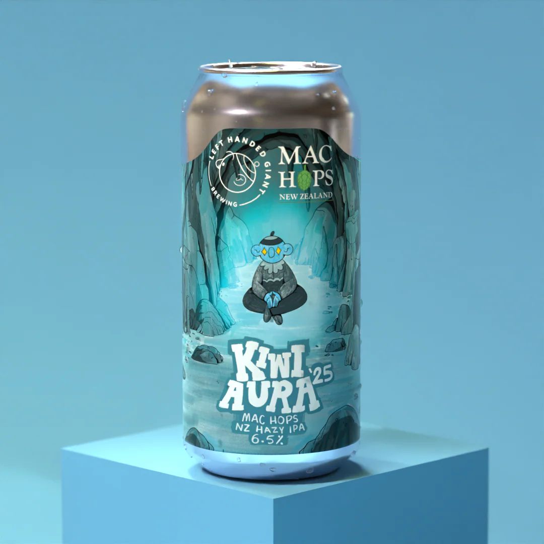 Left Handed Giant Kiwi Aura '25 Mac Hops Hazy IPA Left Handed Giant Kiwi Aura '25 Mac Hops Hazy IPA