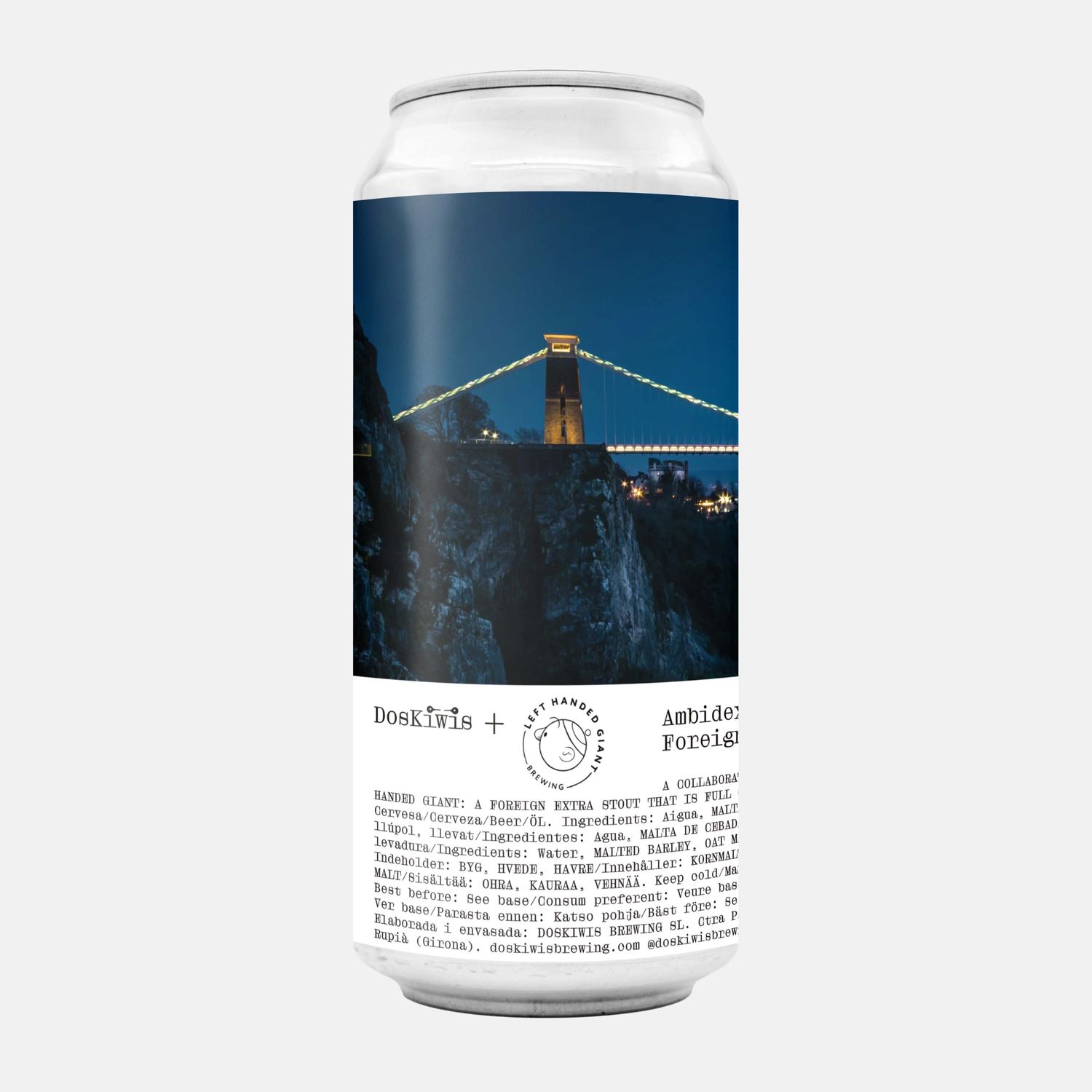 Doskiwis x Left Handed Giant // Ambidextrous Foreign Extra Stout