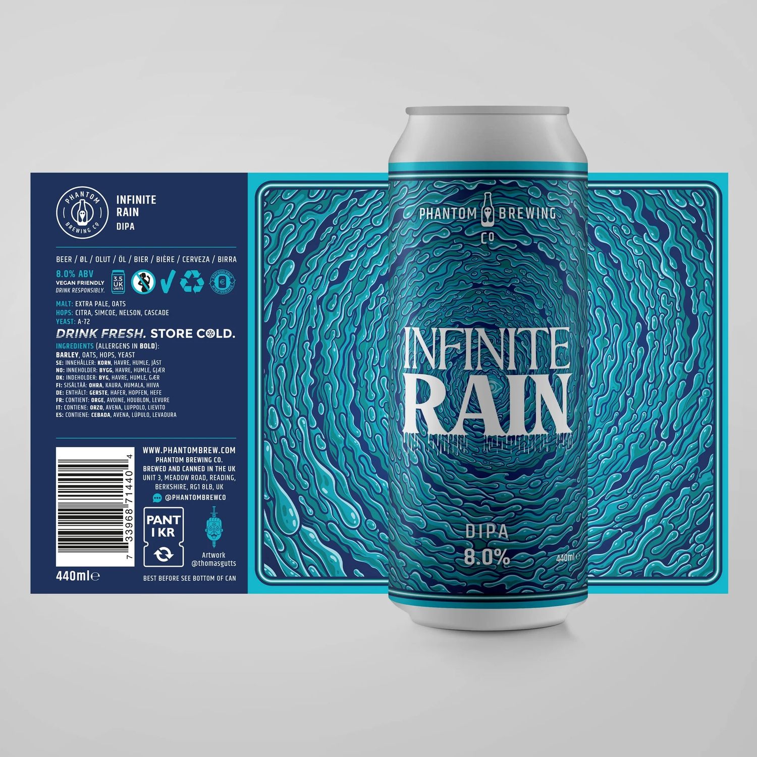 Phantom Infinite Rain DIPA Phantom Infinite Rain DIPA